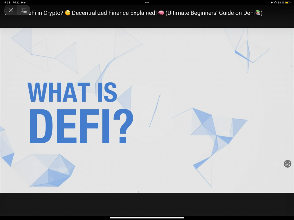 Decentralized Finance Meaning